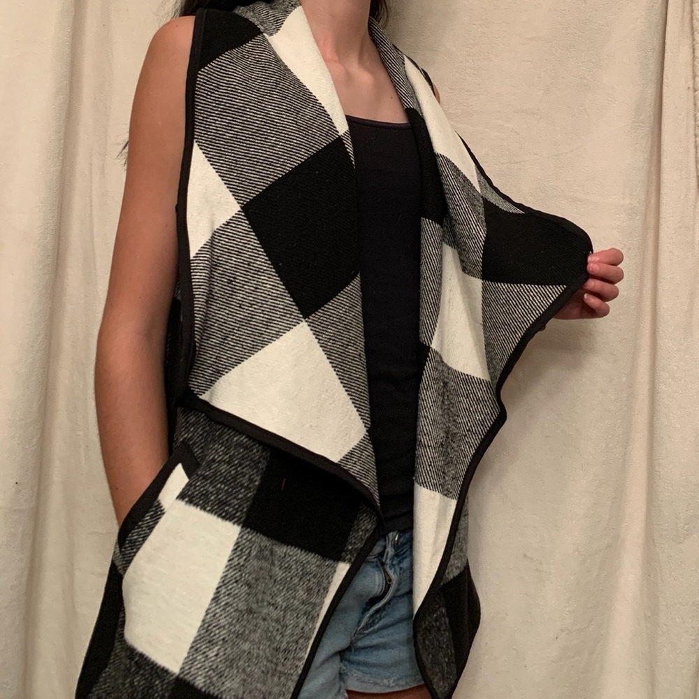 Plaid Vest